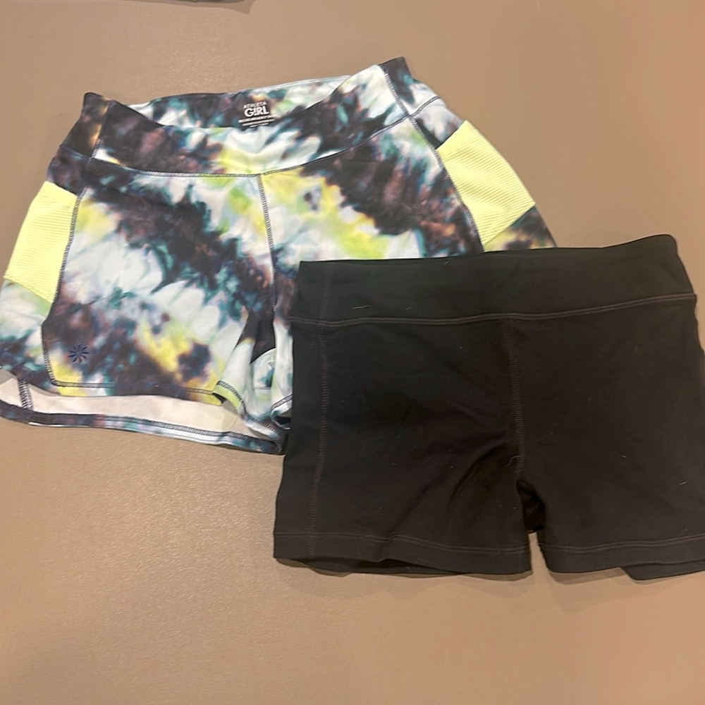 Two pair of Athleta Shorts Size Medium